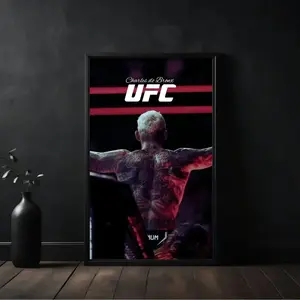Charles Olivera Matte Poster, UFC Poster, POSTER UNFRAMED  Decor, MMA Fan Gift, Fighter Print, Sports Memorabilia Glossy