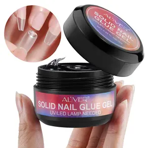 ALIVER solid nail gel 15g UV nail gel nail art partner nail care gel food grade BPA-free salon quality nail application