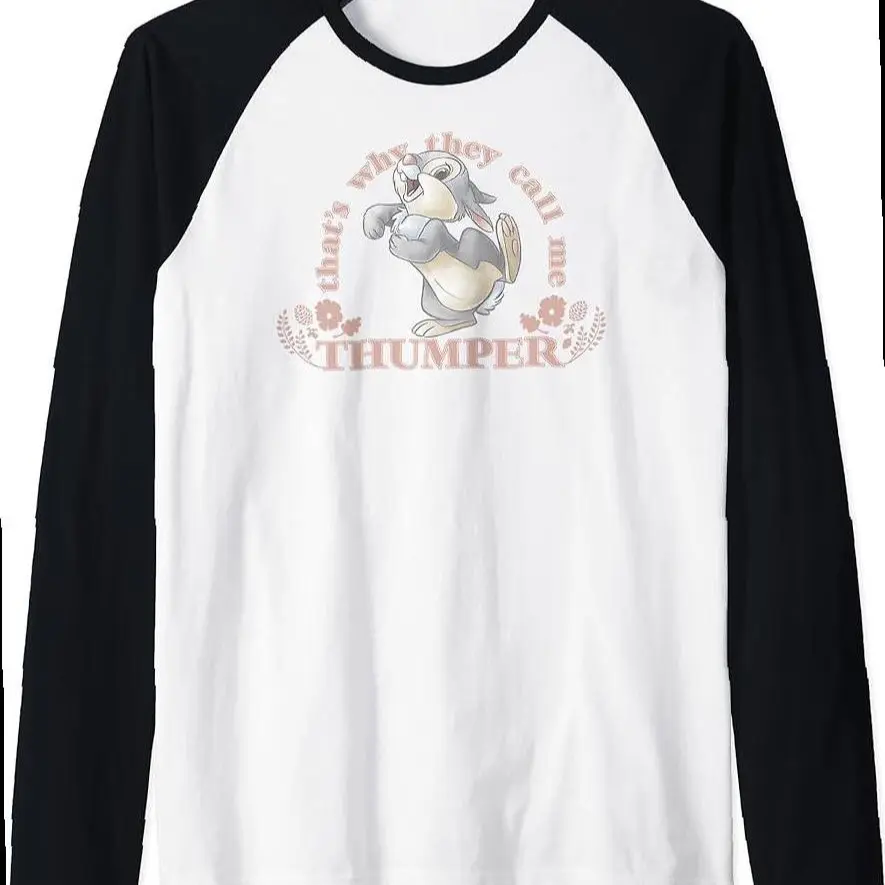 Bambi That's Why They Call Me Thumper Raglan Baseball Tee