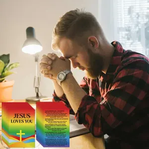 Christian Valentine Card Gospel Booklet, Religious Saint Valentine Roman Road Salvation Booklet, Catholic Prayer Bible Card (jesus Loves You)