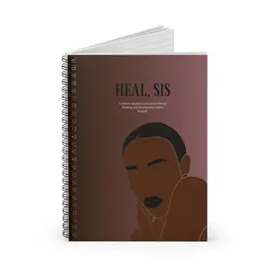 Notebook for Black Women - Healing, journaling, self-love, for black girl, for black women, gift for women, black girl journal, gift for her hardcover notebook