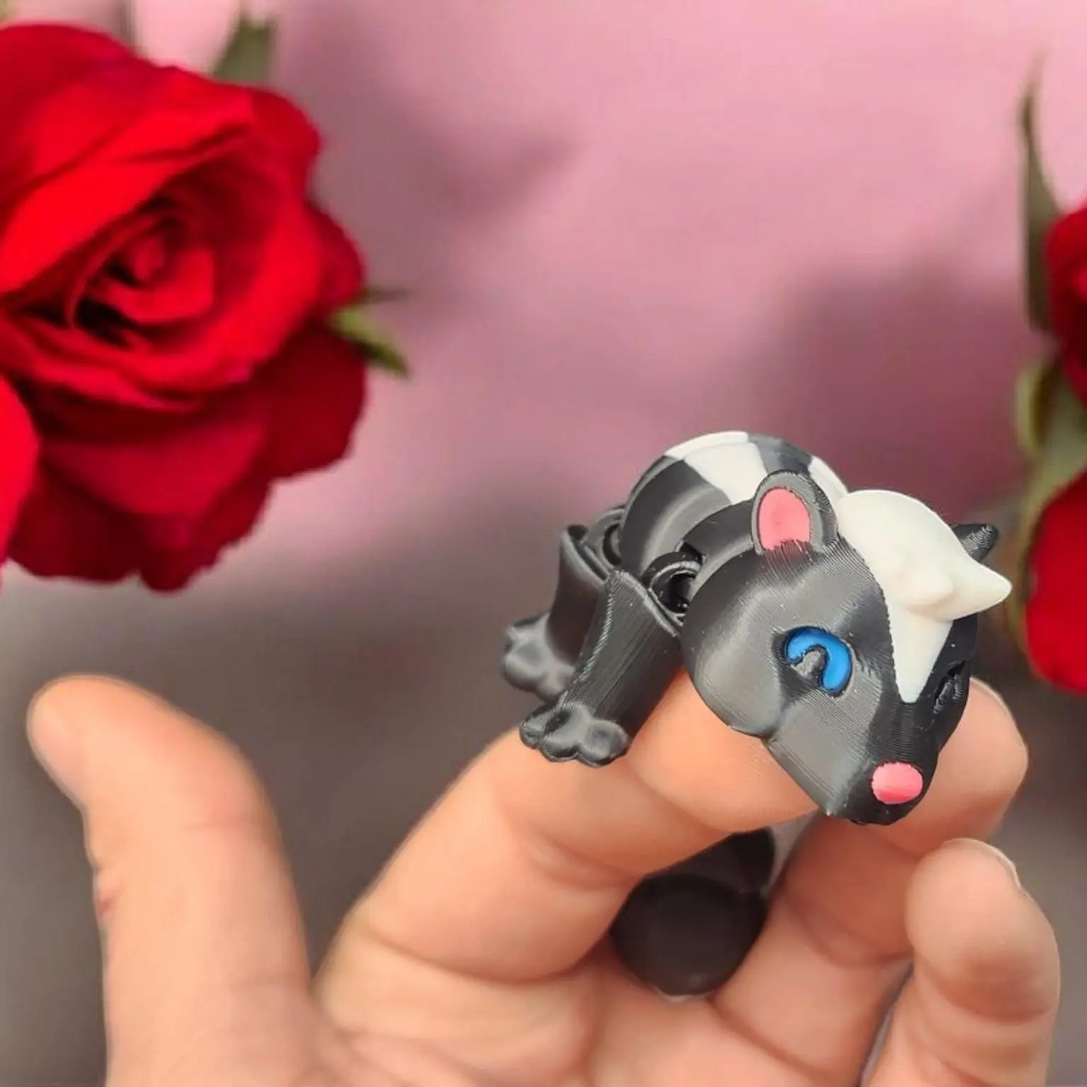 Realistic Articulated Skunk Fidget Toy on Etsy
