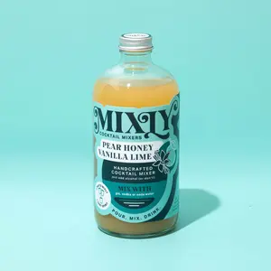 Pear Honey Vanilla Lime Mixer -- Craft Cocktail or Mocktail