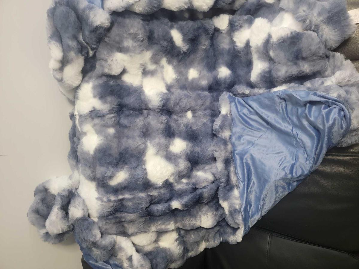 Item: Blue, Throw 50" x 60"