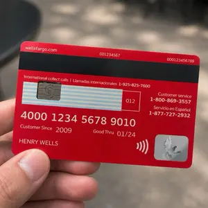 Reverse Bank Card Debit Card Skin Sticker 2 Pack Funny Vinyl Cover