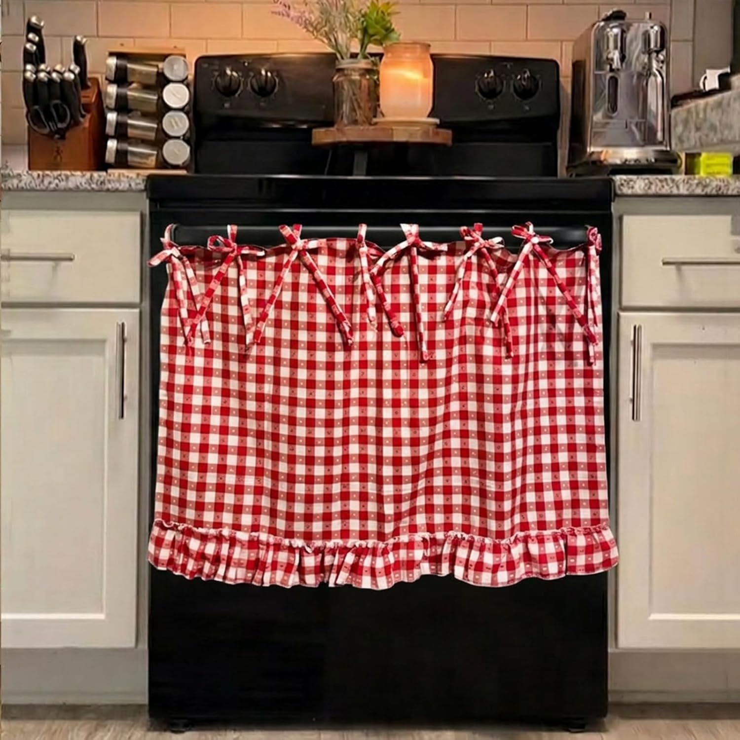 Handmade Oven Skirts Oven Skirt Curtain for Door, Oven Curtain Tie Top Farmhouse Kitchen Décor Heat-Resistant Effortless Install Hide Clutter for Oven,Dishwashers Washing Machine Handmade Oven Skirts Oven Skirt Curtain for Door, Oven Curtain Tie Top Farmhouse Kitchen Décor Heat-Resistant Effortless Install Hide Clutter for Oven,Dishwashers Washing Machine