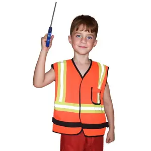 Engineering Costume Set, High-Visibility Reflective Strips, Safety Design, Role Play Cosplay, Breathable Mesh Fabric