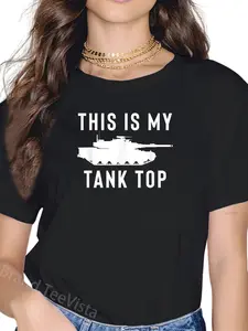 100% Cotton M1 Abrams Tank Funny Sarcastic Military Pun Gift T-Shirt