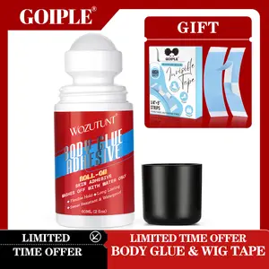 Body Glue Adhesive & Wig Tape – Strong & Waterproof Adhesive with Skin-Safe Formula, Ideal for Clothing Support and All-Day Wig Wear