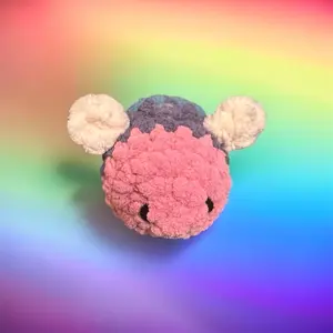 Handmade Crochet Bi Pride Bee
