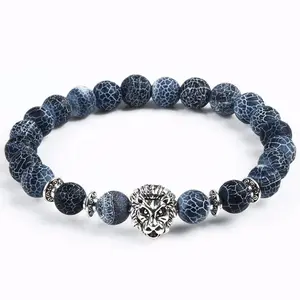 Lion Bracelet - Bold Carved Stone for Protection and Style - Perfect for Every Occasion - Choking Hazard Balloon