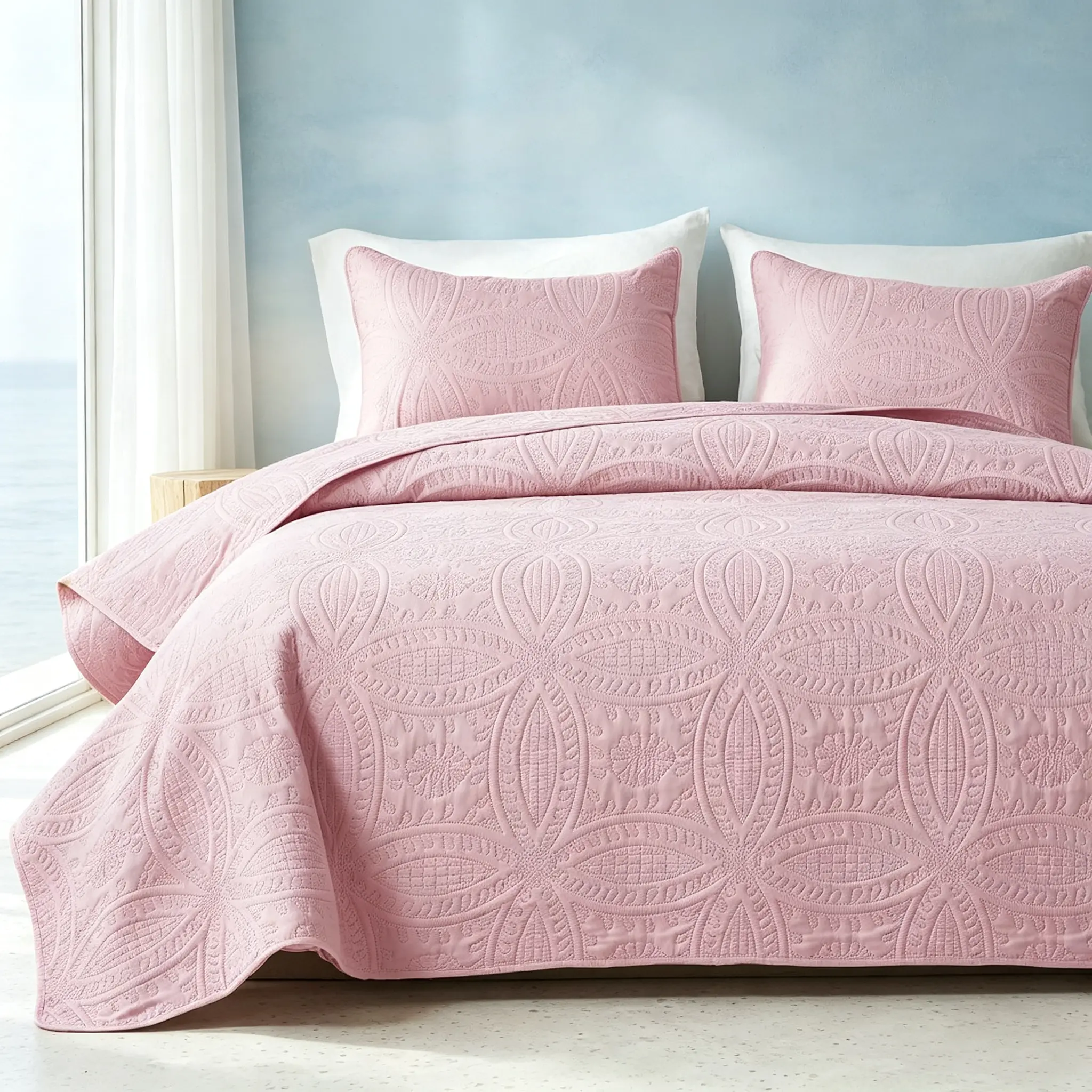 Quilted Lightweight Bedspread Coverlet, Modern Coin Pattern Summer Quilt, 1pc Cooling Comforter for All Seasons, Machine Washable Bedding, Soft Air Conditioning Quilt, Perfect Holiday Gift, No Pillow Shams Included