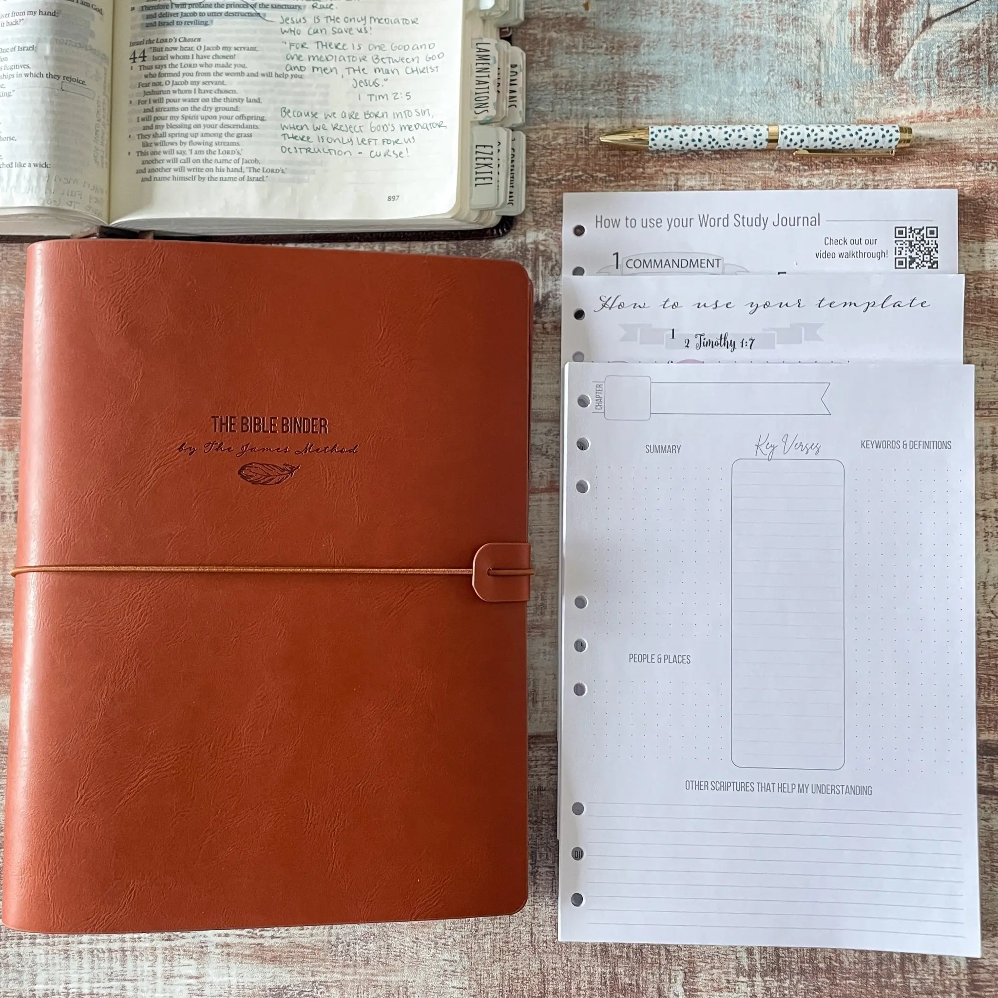 The Ultimate Bible Binder Study System (Includes our Happy Mapper Course)