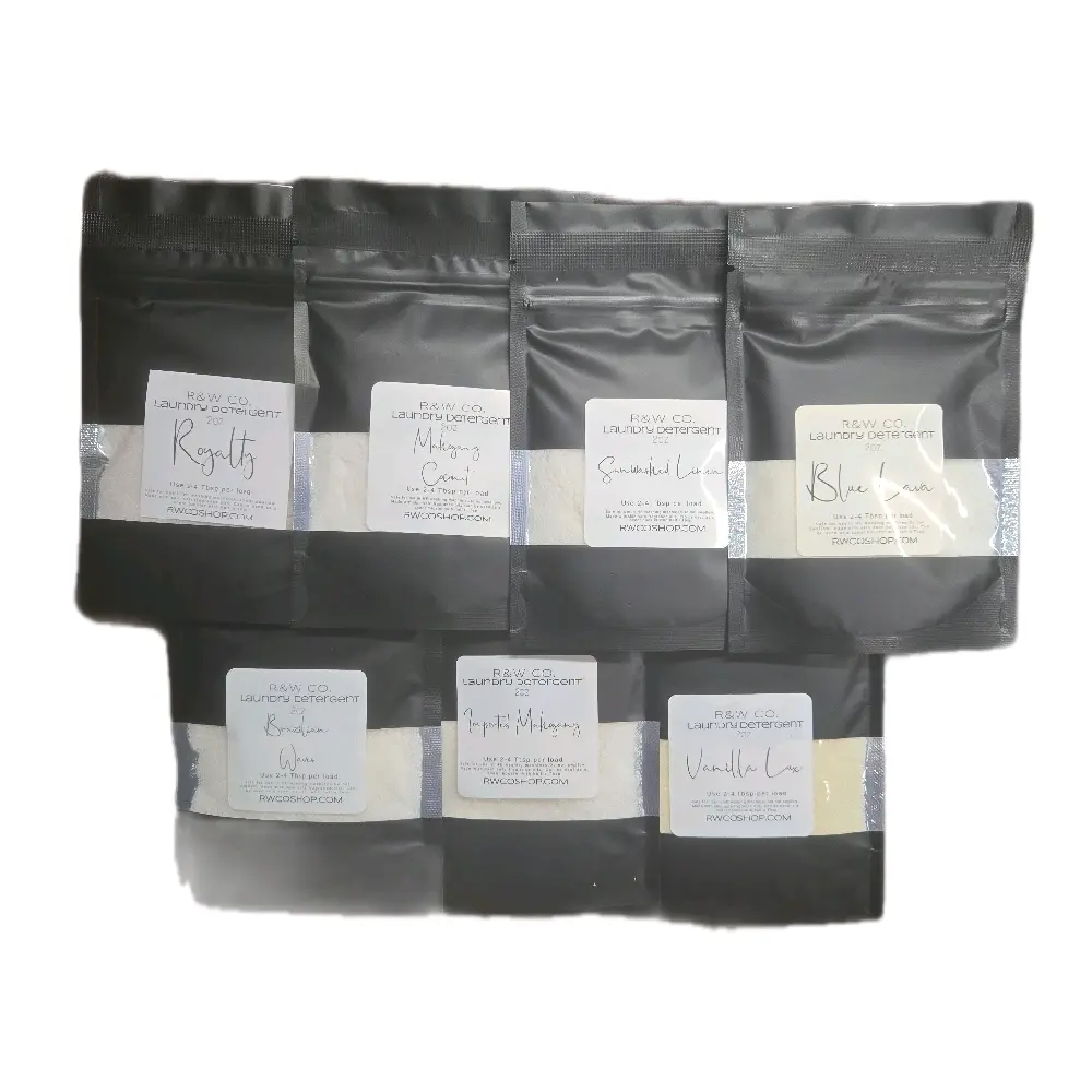 7 Scent Sample Pack, Highly Scented Detergent 7 Scent Sample Pack, Highly Scented Detergent