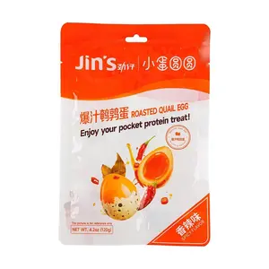 JINZAI Roasted Quail Egg Spicy Flavor,4.23 oz