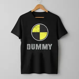 Mens Vintage Dummy I Do Own Stunt Break Fix Repeat Crash Test Performance T-Shirt