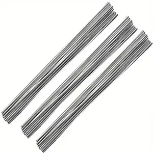 Low Temperature Easy Melt Aluminum Universal Silver Welding Rod, 20pcs Cored Wire Rod Solder, No Need Solder Powder Weld Bar, Welding Accessories