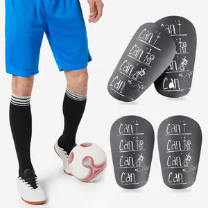 Football Shin Guard, 2 Pairs Mini Football Shin Guard, Football Leg Protector, Football Shin Guard for Adults, Sports Protective Gear for Men & Women