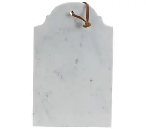 Foreside Large Fleur Marble Kitchen Cutting Board