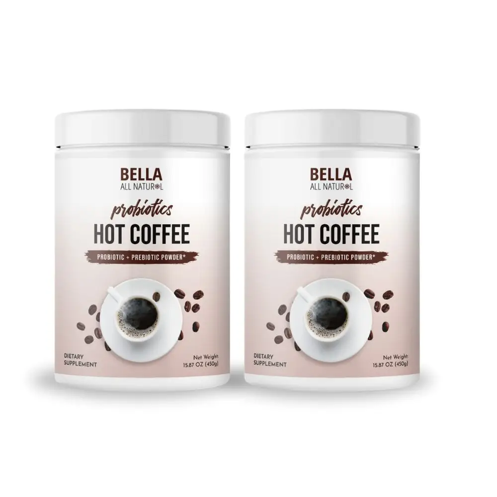 2 Pack Bella All Natural Probiotics Hot Coffee - Healthier Lifestyle
