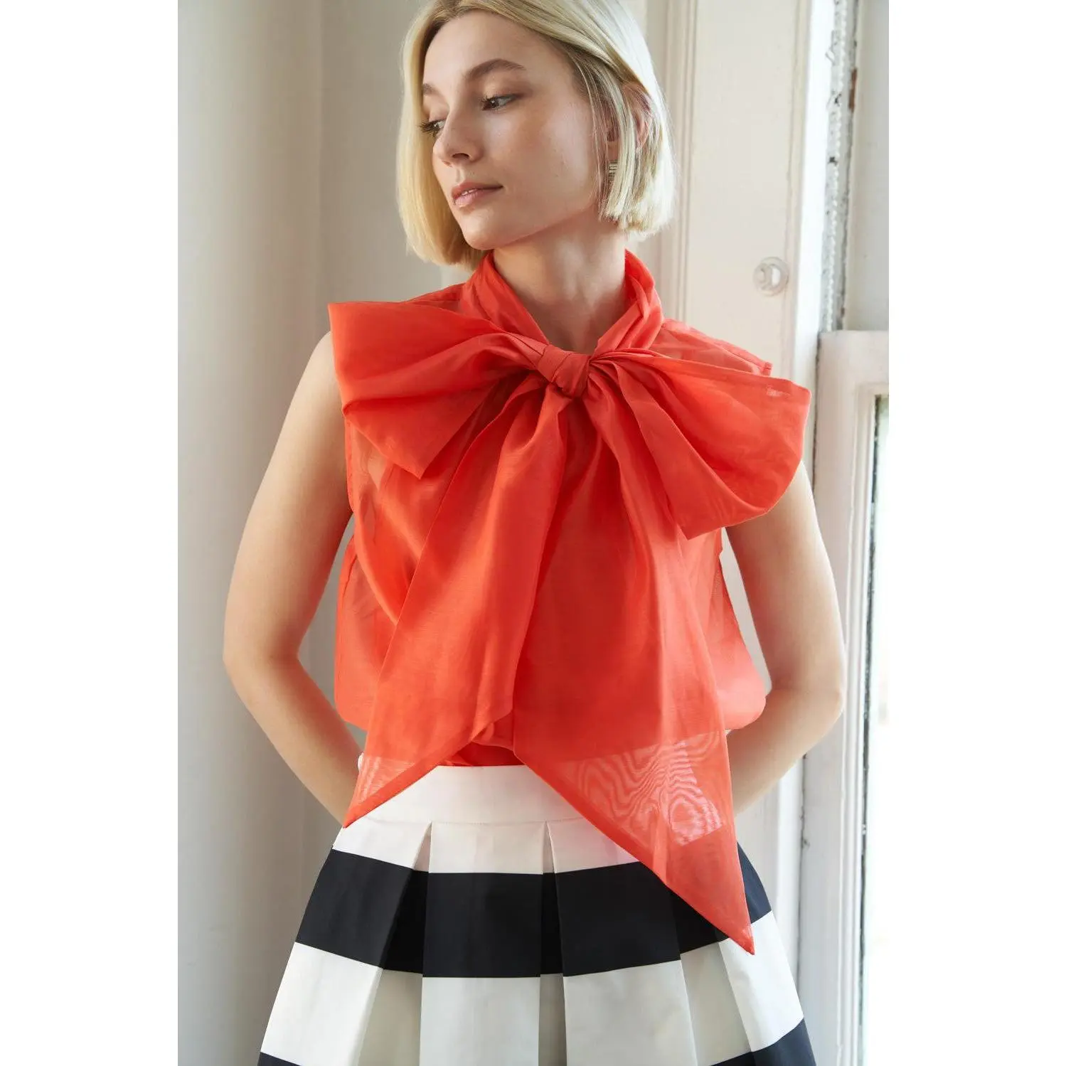SHINE FOR US ORGANZA TOP