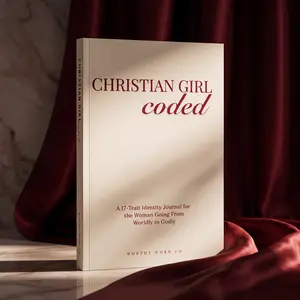 Christian Girl Coded — Guided Faith & Prayer Journal for Women | Scripture Reflection Devotional, Godly Woman Gift | 206 Pages, Worthy Word Co