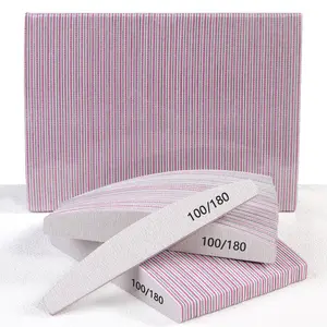Professional Nail Files Set, 100/180 Grit Dual-Sided Buffers, 5, 10 or 25 Pcs Polishing Sticks, Home Manicure Tools for Salon Quality Finish, Home Nail Care, Nail Art