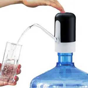 5 Gallon Water Bottle Pump USB Charging Automatic Water Dispenser Portable Electric Drinking Water Pump Rechargeable Water Jug Pump for Camping Kitchen Home Office