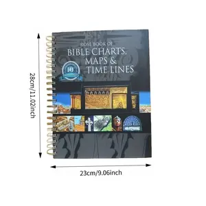Rose Book of Bible Charts, Maps & Time Lines 10th Anniversary Edition | Spiral Bound Bible Study Guide, Full-Color Reproducible Charts & Maps for Christian Study, Sunday School, & Homeschool