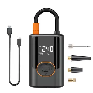 Tire Inflator Portable Air Compressor 150PSI Digital Pressure Gauge Monitoring Smart Air Pump for Vehicles Motorcycles Bicycle Tires and Sports Equipment