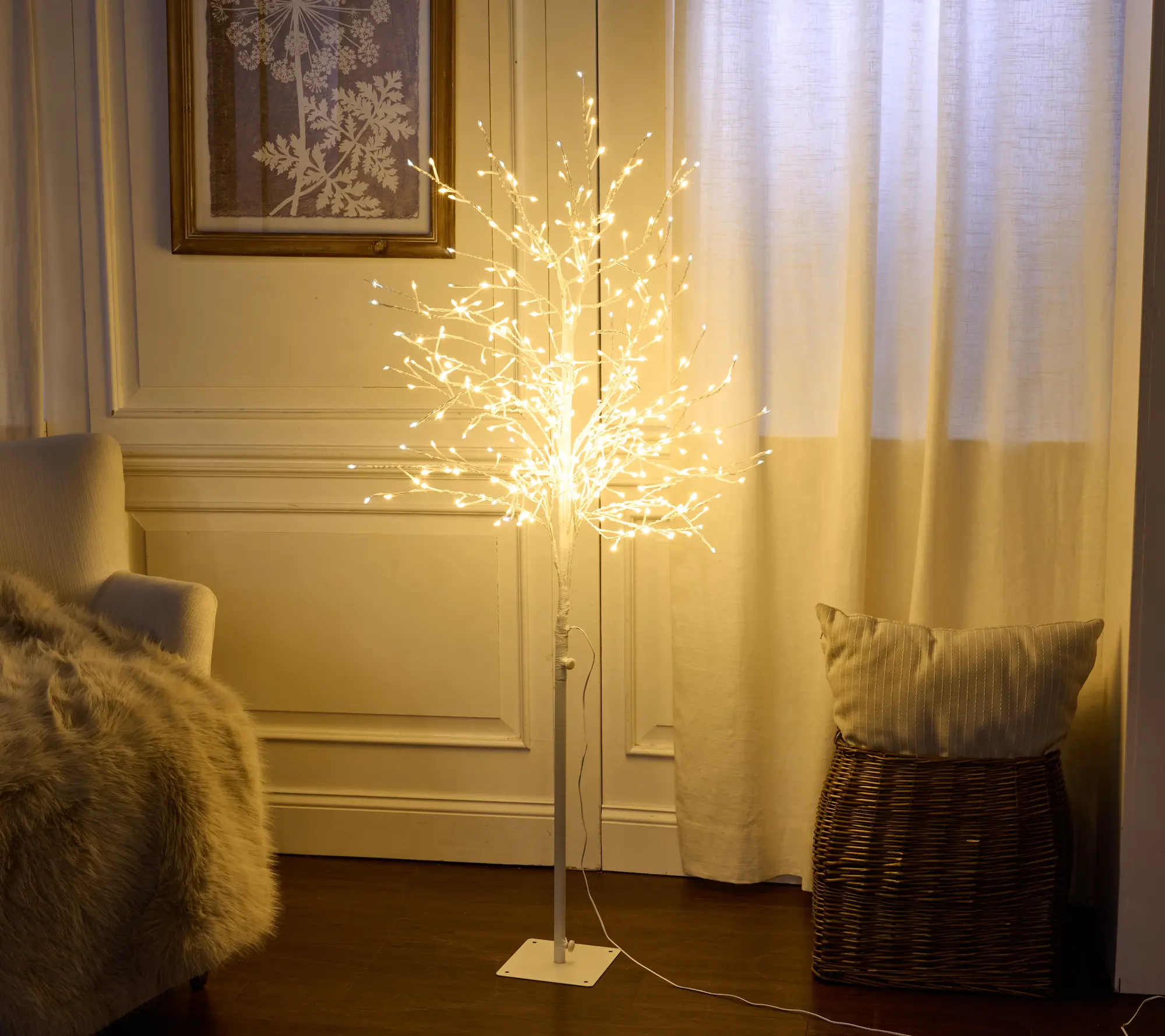 Bethlehem Lights Indoor/Outdoor Winter Sparkle 5' Tree