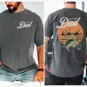 Reel Cool Dad Fishing Retro youth and adult shirt, Fishing Gift for Dad, Fishing Dad Funny Shirt, Father's Day Gift IVJ6