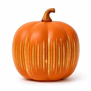 LED Pumpkin Lanterns, Lightweight Durable Tabletop Decoration with 1-Button Control for Home Party Decor & Festive Gifts