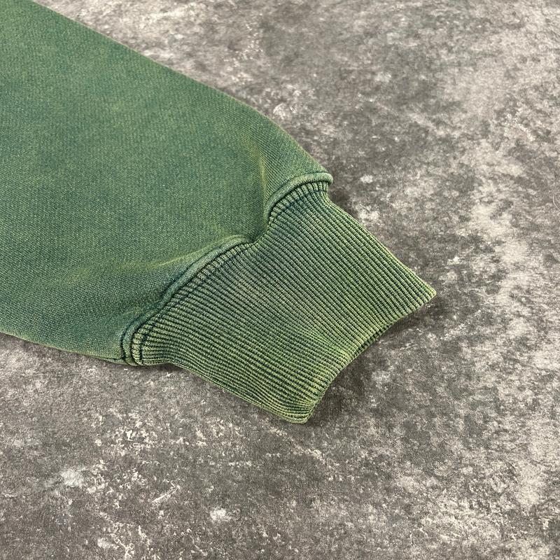 400 GSM Cotton Lightly Washed Unisex Blank Hoodies  Hooded Sweatshirt Vintage Heavyweight Hoodies Streetwear Menswear Sweaters