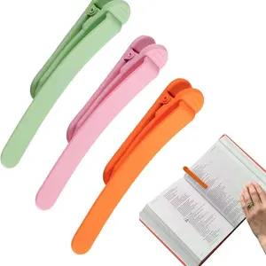 3pcs Automatic Bookmark Set, Smart Bookmarks for Women & Men, Durable Silicone Book Markers for Reading Lovers, Ideal Gifts & Party Favors