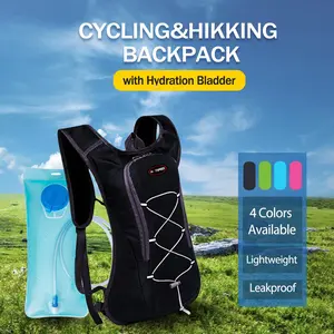 Hydration Vest for Running Hiking Cycling Outdoor Sports Lightweight Breathable Water Backpack with Storage Pockets Bounce Free Comfort Fit Trail Gear