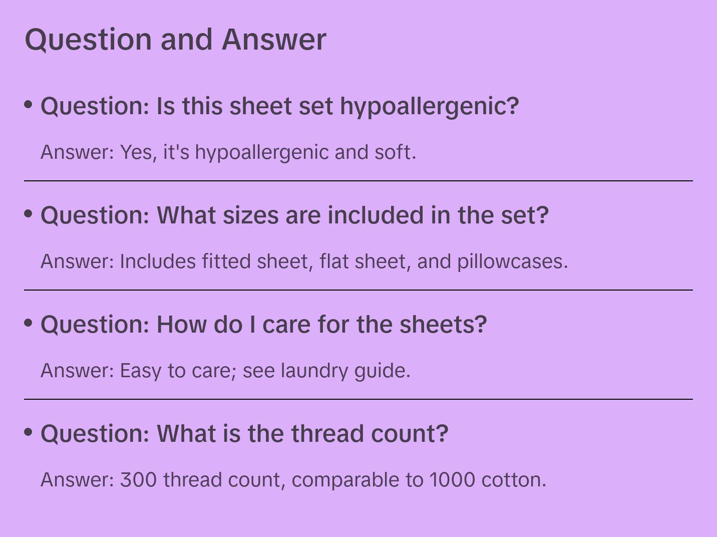 Signature Sateen Sheet Set