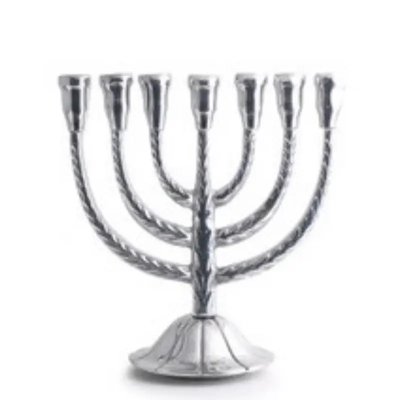 Mexican Polished Pewter Candelabro 7 Velas Elegante y Hermoso para Decoración Hogar