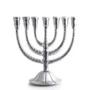 Mexican Polished Pewter Candelabro 7 Velas Elegante y Hermoso para Decoración Hogar