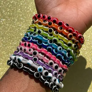 Evil eye bracelets|6mm