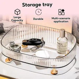 Acrylic Entryway Organizer – Jewelry, Keys & Perfume Display Tray – Vanity Makeup & Snack Storage – Minimalist Home Decor – Great Christmas & Housewarming Gift