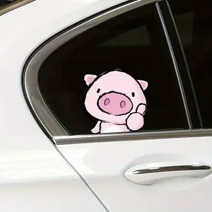 Bang Bang Pig - Pink Cute Pig - Car Stickers Waterproof, Sunscreen, Scratch resistant, DIY Stickers