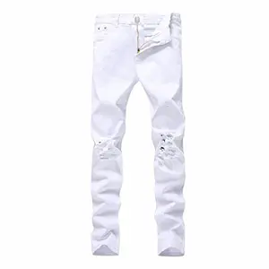 SKYLINEWEARS Mens Biker Fit Stretch Slim Leg Fashion Denim Jeans Casual Menswear