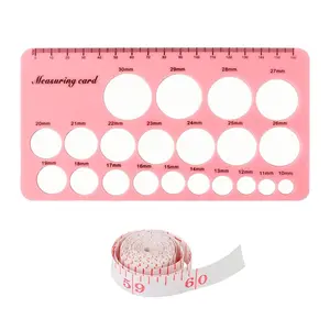 Nipple Ruler, Breast Pump Flange Size Ruler,  Measurement Tool Nipple Sizer for  Moms  Women