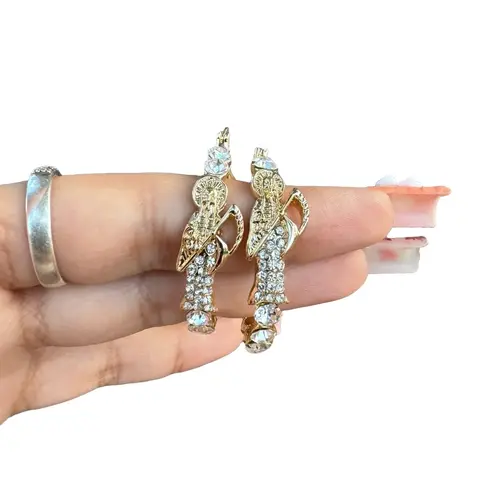 Santa Muerte Earring Hoops for Women