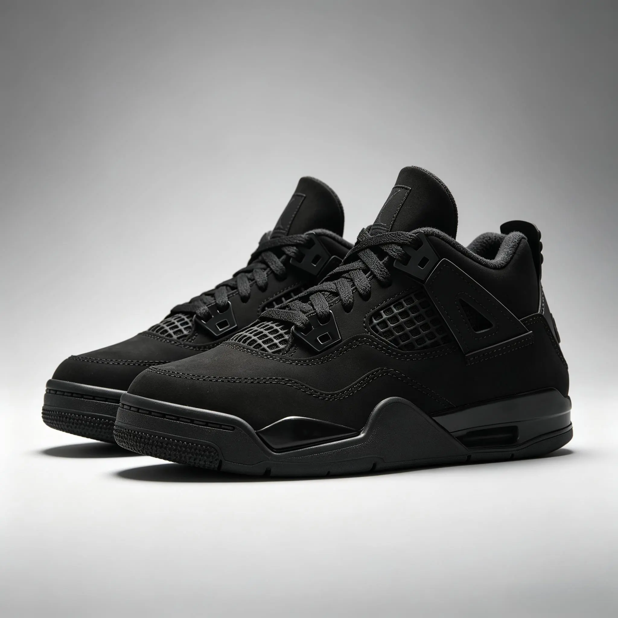NIKE Men's Air Jordan 4 Retro PS 'Black Cat' 2025 Classic Basketball Shoes with Retro Look, Style Code IB4388-010