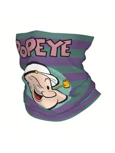 Cartoon Design Thin Bandana Neck Gaiter Wrap Scarf Headband Neck Cover