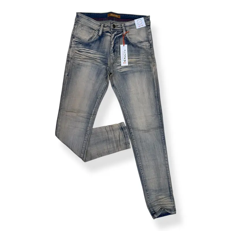 PC05 - Core Washed Clean Look Slim-Fit Stretch Jeans