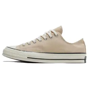 Converse Chuck 70 Low-Top Canvas Shoes for Men and Women in Brown and White, Durable and Comfortable