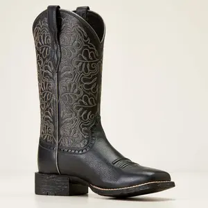 ARIAT Round Up Remuda Western Boot ( Black )